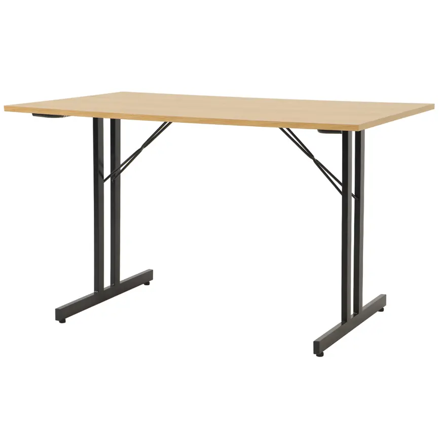 Skladací stôl Marius 9573 180 Cm prírodná/čierna