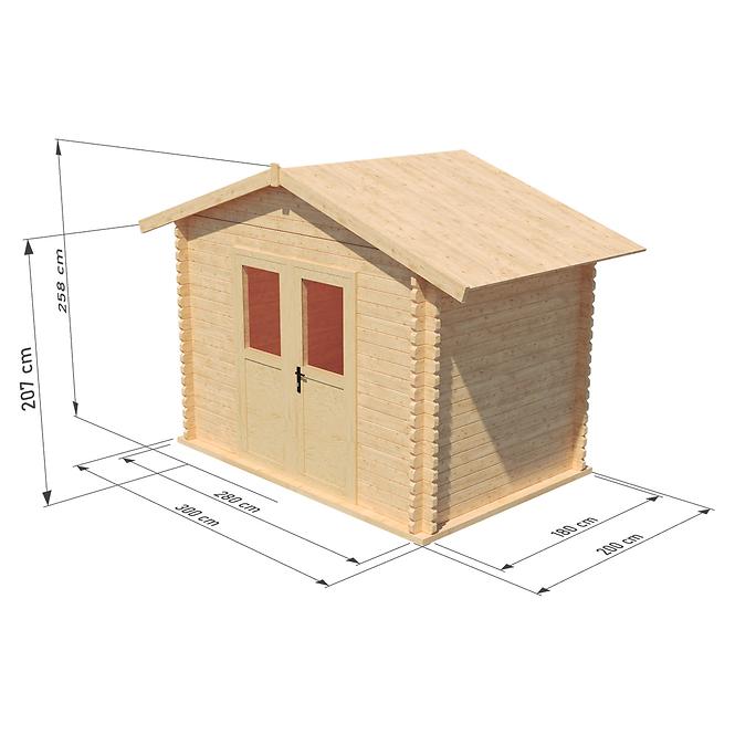 Záhradný domček Ben I 3x2 m