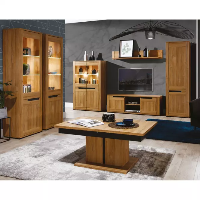 TV stolík York Y-1 Dub/Grafit