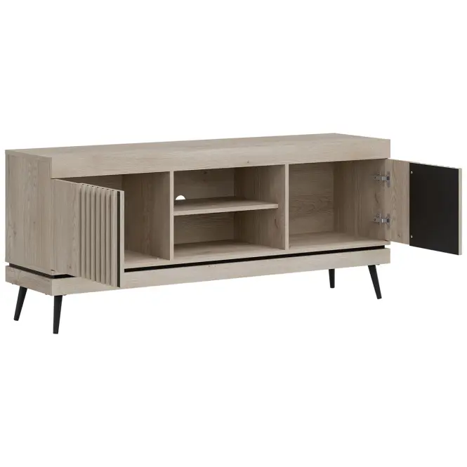 TV stolík Mati Mi01 Dub Crem/Čierna