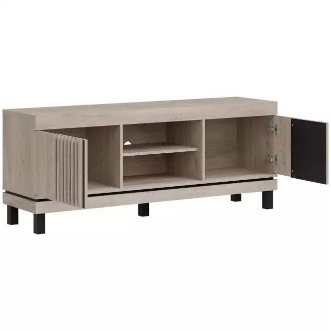 TV stolík Mati Mi01 Dub Crem/Čierna