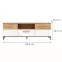 TV stolík Snobi Sb01 Dub Craft/Alpská biela,2