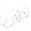TV stolík Snobi Sb01 Dub Craft/Alpská biela,3