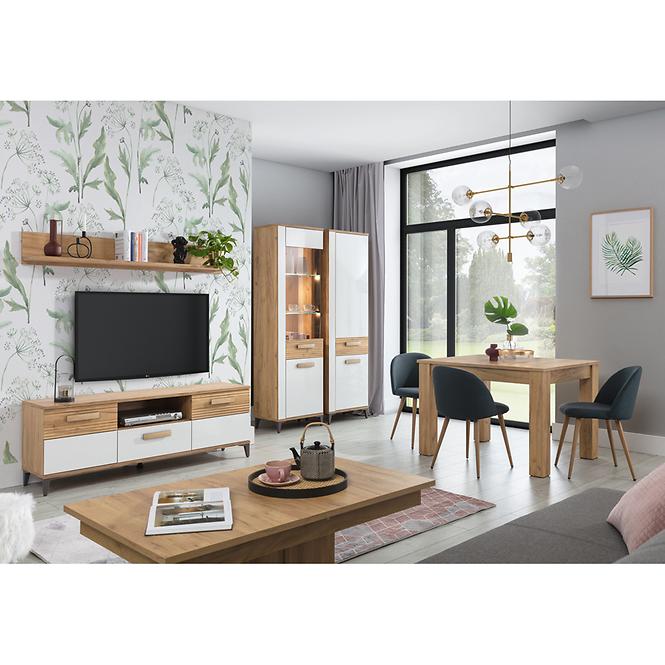 TV stolík Snobi Sb01 Dub Craft/Alpská biela
