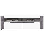 TV stolík Brando B01 Biela/Betón