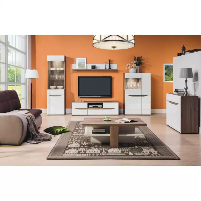 TV stolík Lionel Li01 Dub S./ Biela
