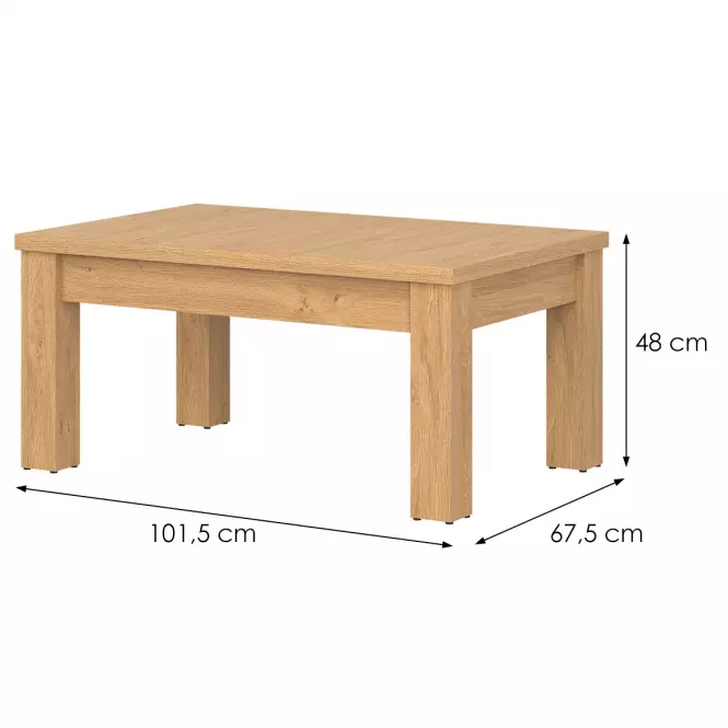 Konferenčný stolík Ate La09 Dub Kpl