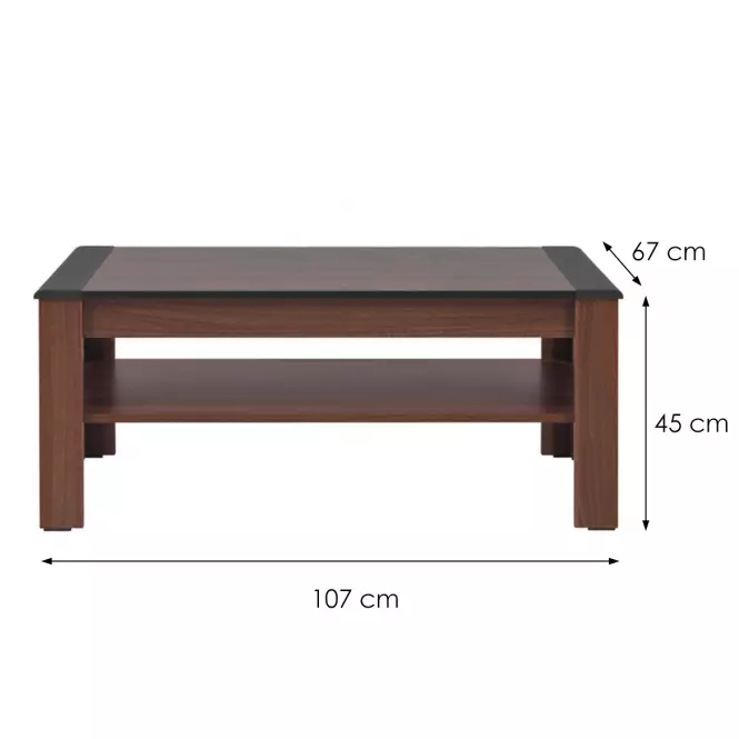 Konferenčný stolík Naomi Na-11 Orech/Wenge