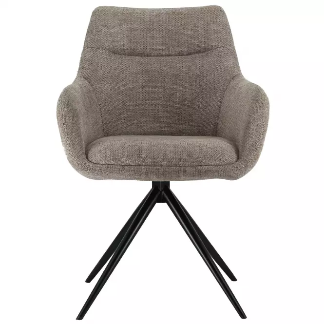 Stolička Everly W. Armrest 9590 hnedá