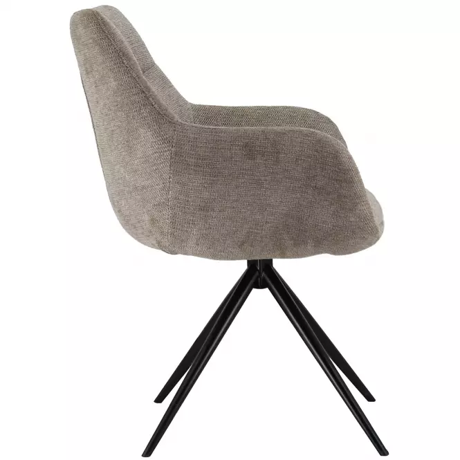 Stolička Everly W. Armrest 9590 hnedá