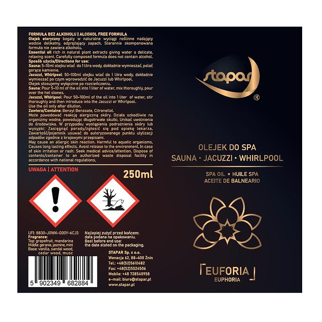 Olej do Spa bazénov 250ml Euforia