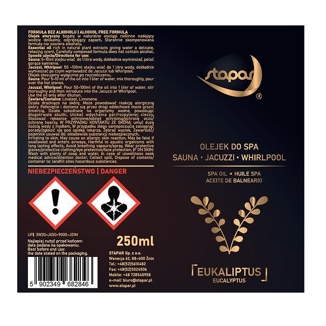 Olej do Spa bazénov 250ml Eukalyptus