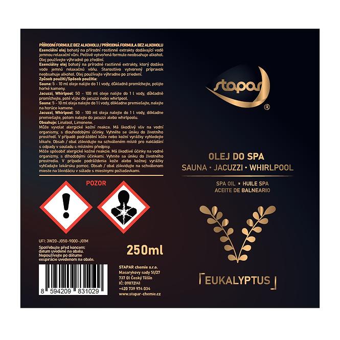 Olej do Spa bazénov 250ml Eukalyptus