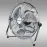 Ventilátor kovový VO0034 50W chróm