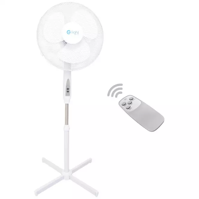 Ventilátor EKW562 White s diaľkovým ovládaním 16”