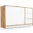 Komoda Duarte 2d3s Biela / Dub Wotan