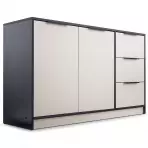 Komoda Duarte 2d3s Kašmír / Čierna