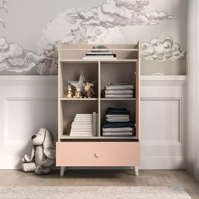 Komoda Mevel 04 Púštny Piesok/Millenial Pink