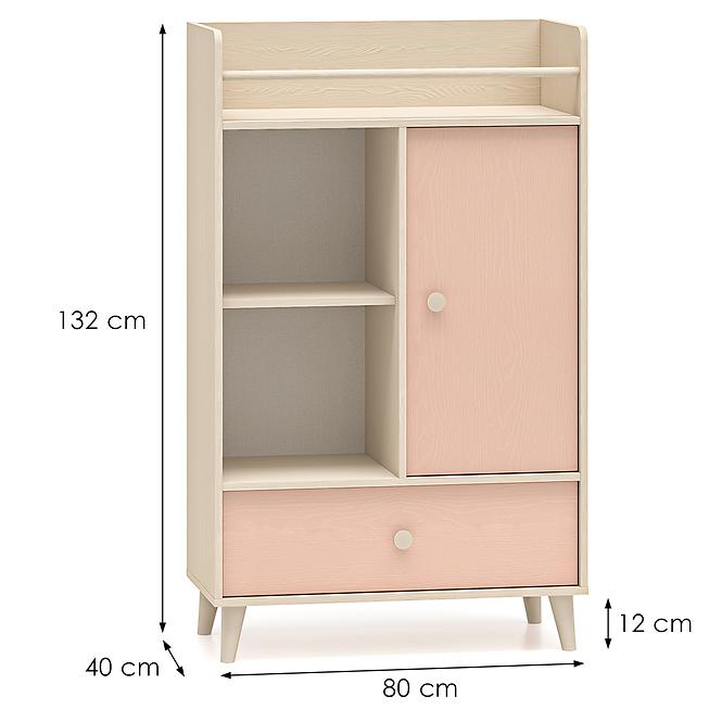 Komoda Mevel 04 Púštny Piesok/Millenial Pink