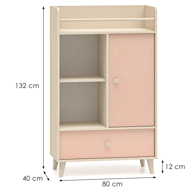 Komoda Mevel 04 Púštny Piesok/Millenial Pink,2