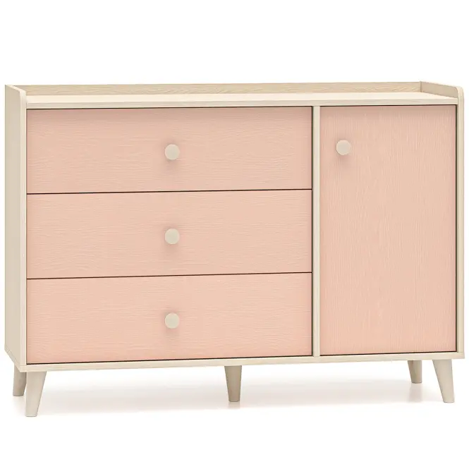 Komoda Mevel 05 Púštny Piesok/Millenial Pink