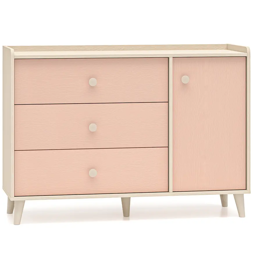 Komoda Mevel 05 Púštny Piesok/Millenial Pink