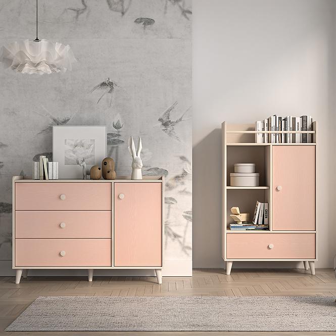 Komoda Mevel 05 Púštny Piesok/Millenial Pink