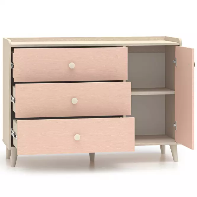 Komoda Mevel 05 Púštny Piesok/Millenial Pink