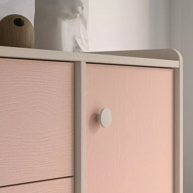 Komoda Mevel 05 Púštny Piesok/Millenial Pink