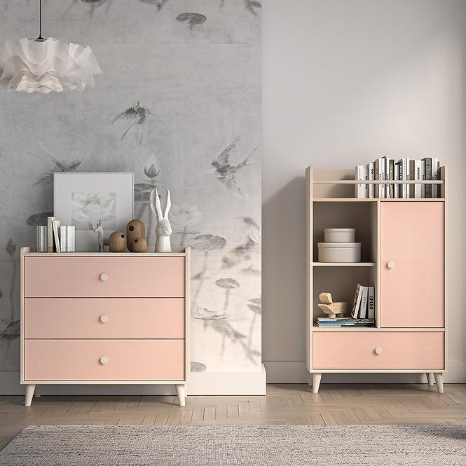 Komoda Mevel 06 Púštny Piesok/Millenial Pink