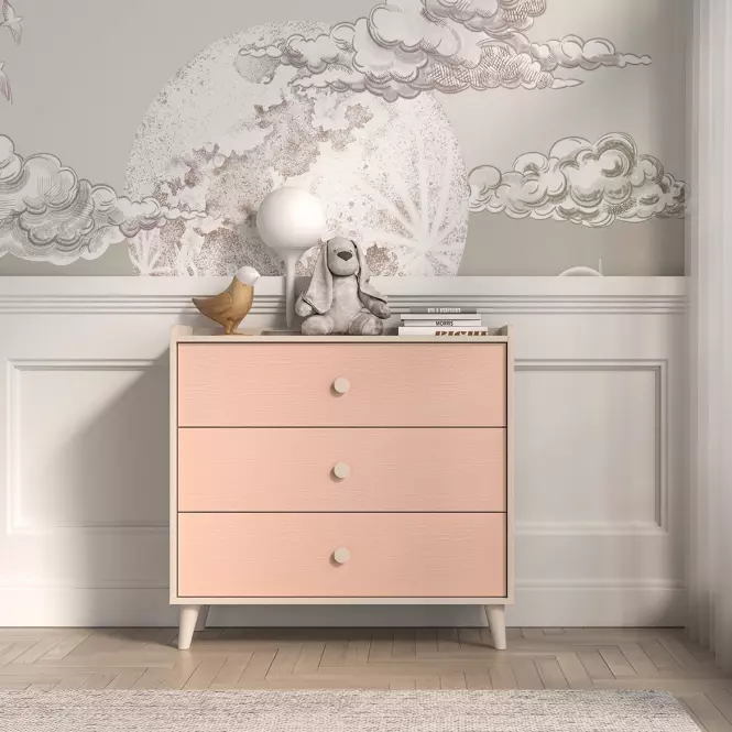 Komoda Mevel 06 Púštny Piesok/Millenial Pink