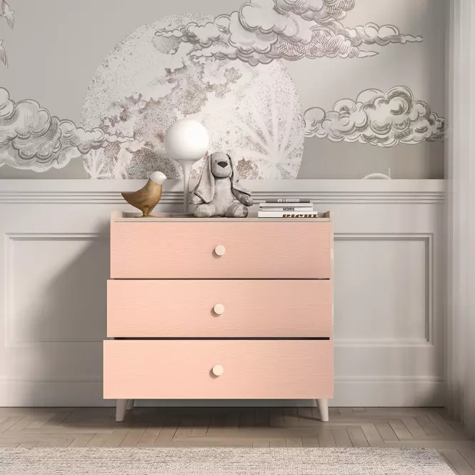 Komoda Mevel 06 Púštny Piesok/Millenial Pink