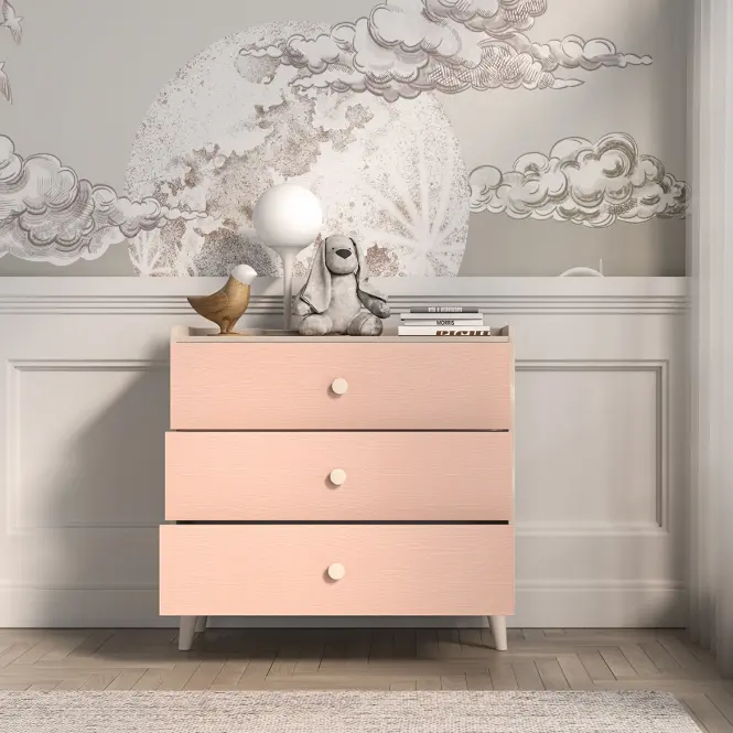 Komoda Mevel 06 Púštny Piesok/Millenial Pink,6