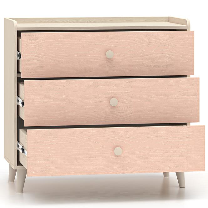 Komoda Mevel 06 Púštny Piesok/Millenial Pink