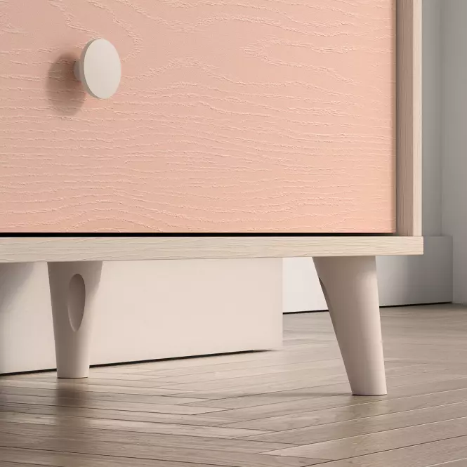 Komoda Mevel 06 Púštny Piesok/Millenial Pink