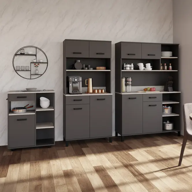 Príborník Linda antracit 80 (NESSA),4