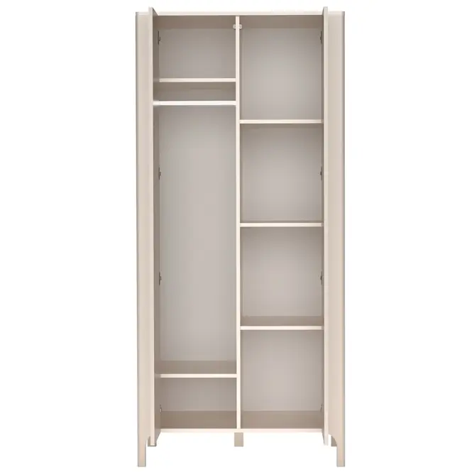 Skriňa Malumi M7 90 cm – kašmír, dvojdverová,5
