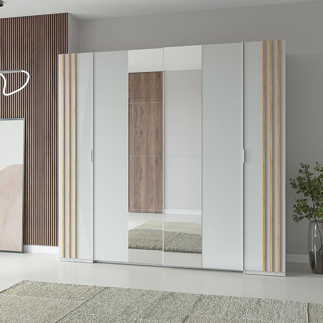 Skriňa Florencja 2d Biela/Dub Artisan