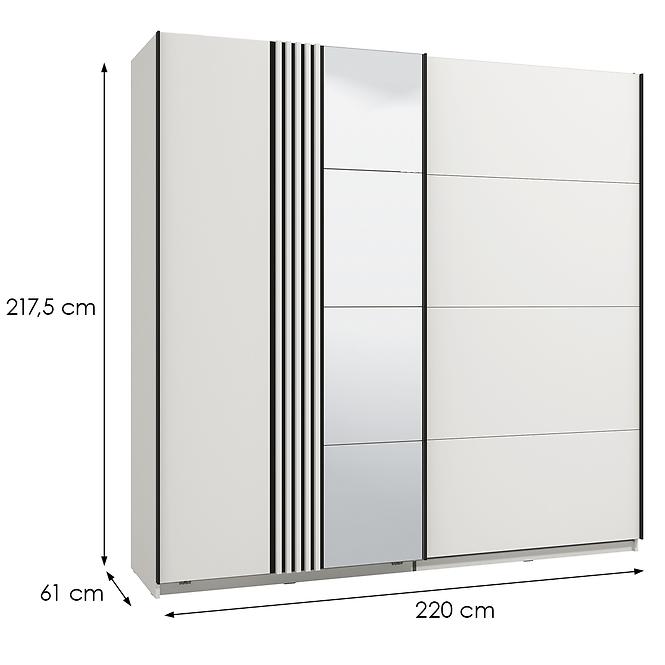 Skriňa Ascalon 220 Og Biela 11013848