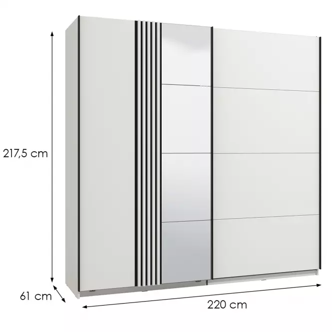 Skriňa Ascalon 220 Og Biela 11013848
