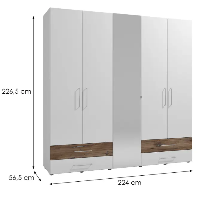 Skriňa Masilia 5k4fo Biela 11012269,2
