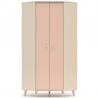 Skriňa  Mevel 01 Púštny piesok/Millenial Pink