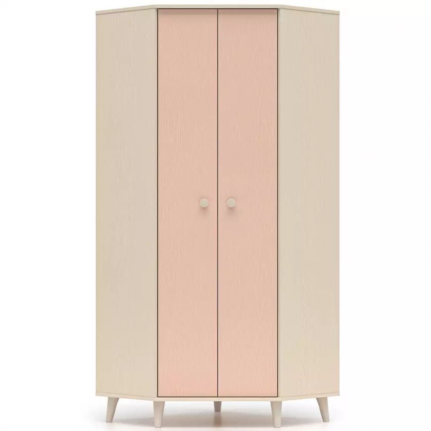 Skriňa  Mevel 01 Púštny piesok/Millenial Pink