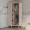 Skriňa  Mevel 01 Púštny piesok/Millenial Pink,4