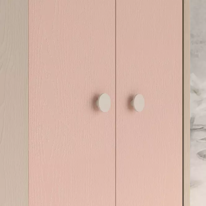 Skriňa  Mevel 01 Púštny piesok/Millenial Pink,9