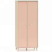 Skriňa Mevel 02 Púštny piesok/Millenial Pink