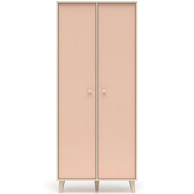 Skriňa Mevel 02 Púštny piesok/Millenial Pink,3