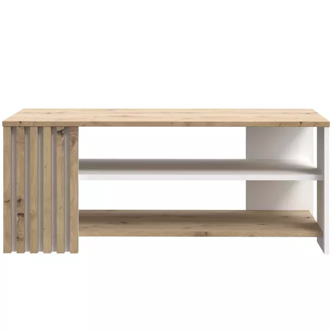 Konferenčný stolík Zaandam 60x110 biely/artisan,2