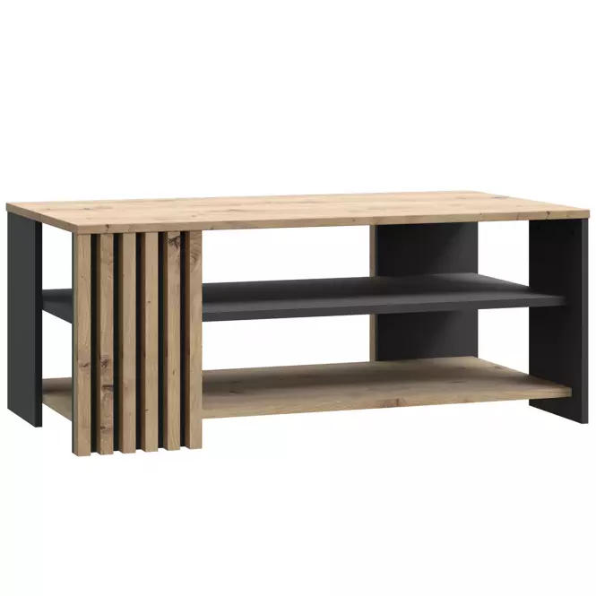 Konferenčný stolík Zaandam 60x110 artisan/čierna