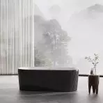 Voľne stojaca vaňa Lux Black 170x80x58